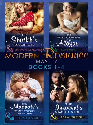 cover image of Modern Romance May 2017 Books 1--4